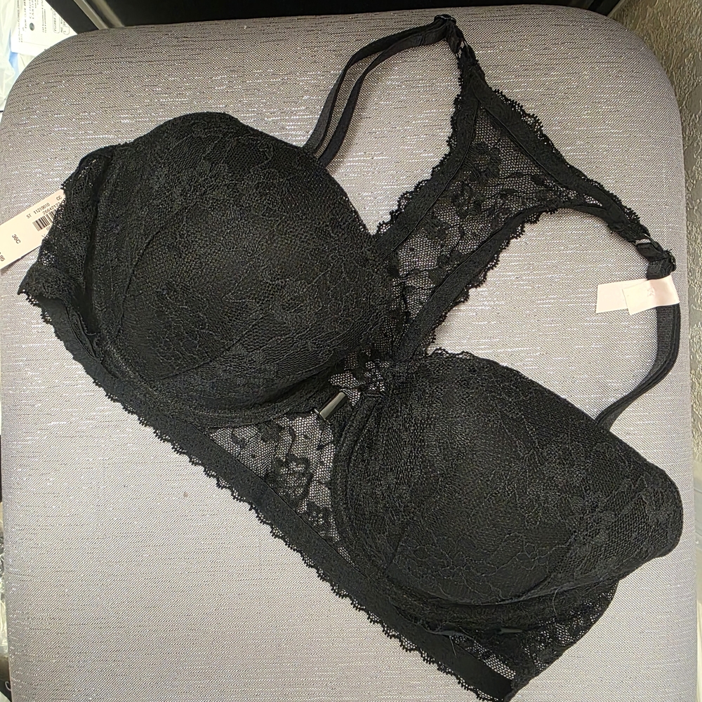 Victoria's Secret Black Lace Underwire Bra